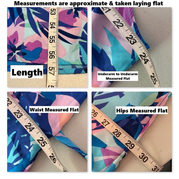 Swimsuits for All Floral Cover-Up Maxi Dress Sz 22/24 NWOT - Picture 12 of 12